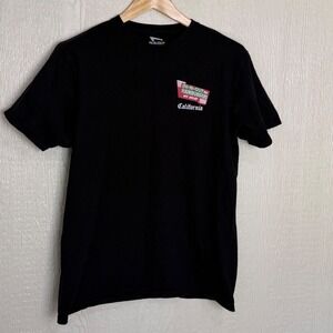 In-N-Out Burger California Graphic T-Shirt Mens Large Black Muscle Car Neon Sign